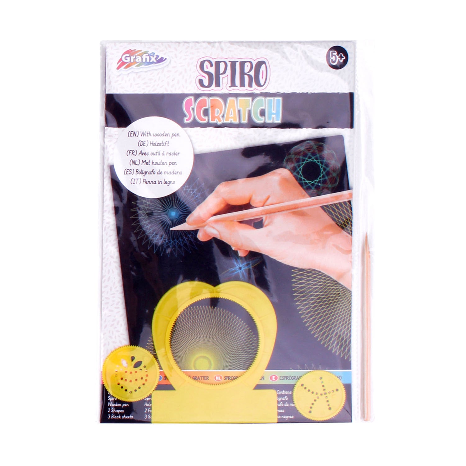 Grafix a4 kraskunst spiro 27,5x15cm