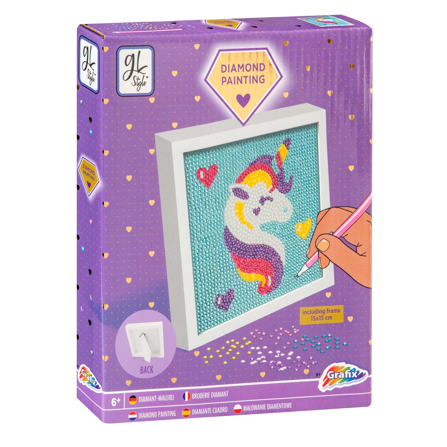 Grafix diamond painting inclusief frame