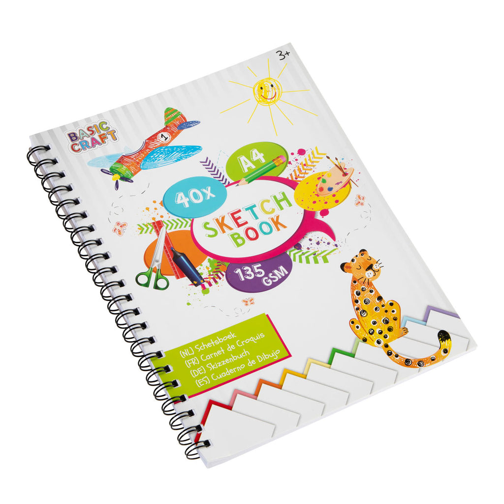 Grafix schetsboek a4, 135 gsm, 40 vel