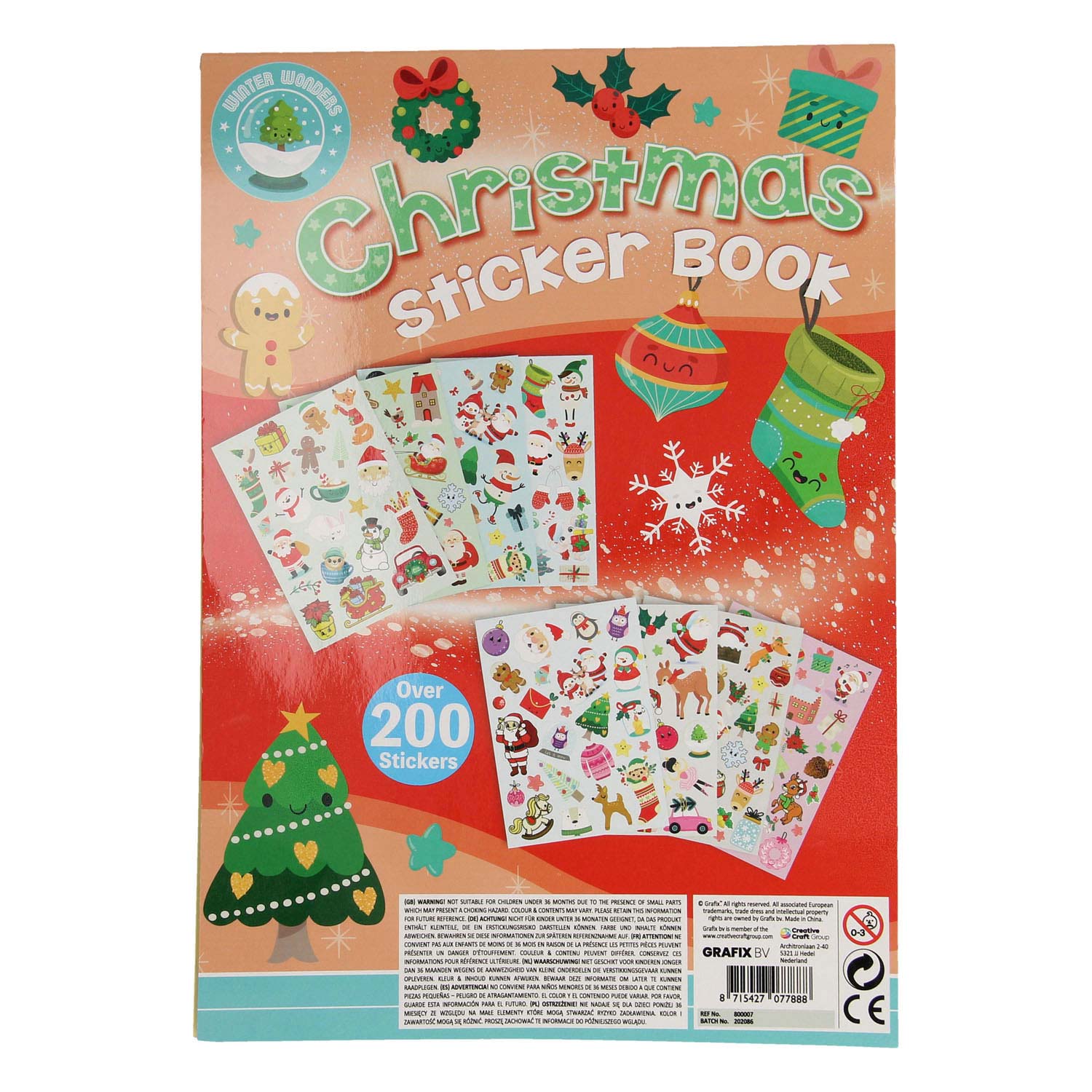 Grafix stickerboek a4
