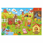 Grafix 3d vloerpuzzel boerderij, 55st.