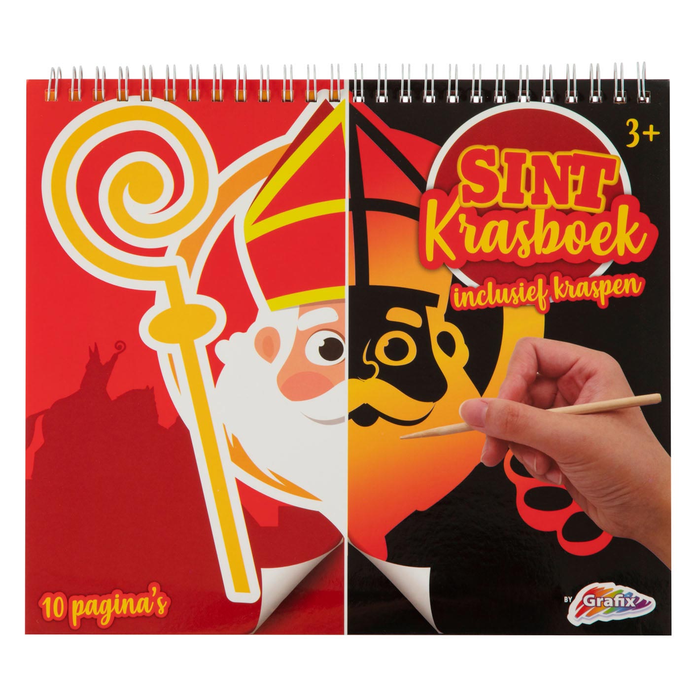 Grafix sint krasboek maak de tekening af