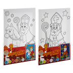 Grafix sint canvas schilderen op nummer