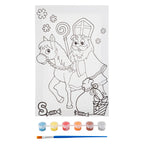 Grafix sint canvas schilderen op nummer