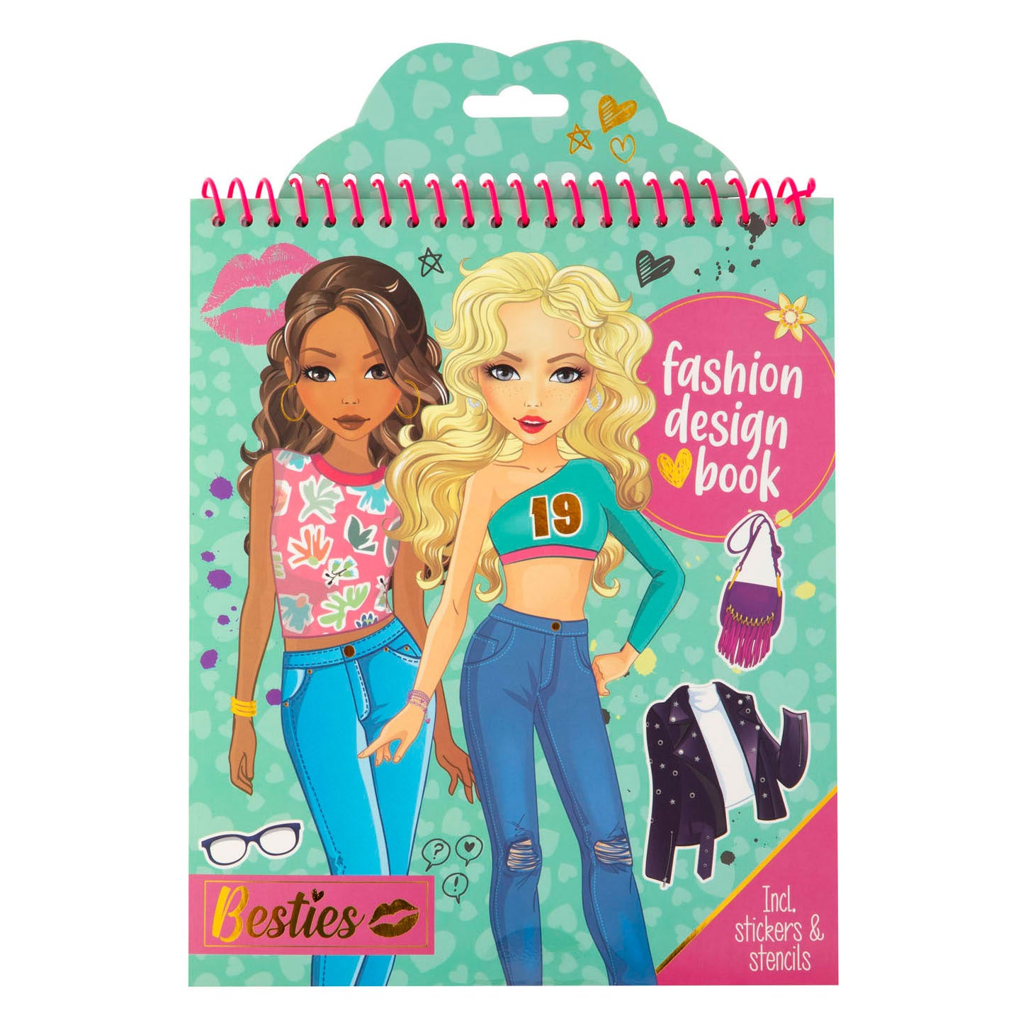 Besties fashion designer schetsboek
