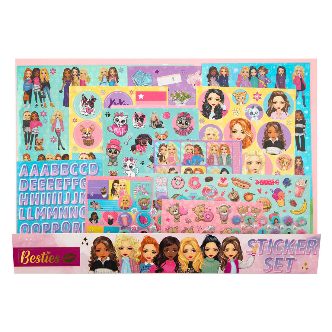 Besties grafix mega stickerset 14 vel
