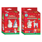 Grafix schilder je eigen kerstfiguren, set van 2 stuks
