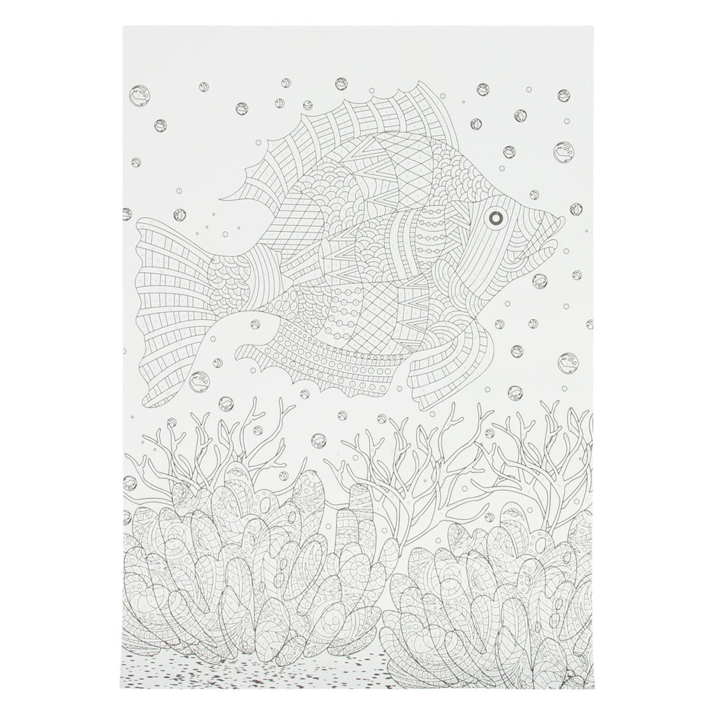 Creative craft group kleuren op nummer met 5 kleurpotloden