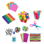 Creative craft group knutselbox regenboog