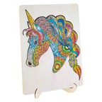 Creative craft group moxy houten puzzel eenhoorn 137 stukjes