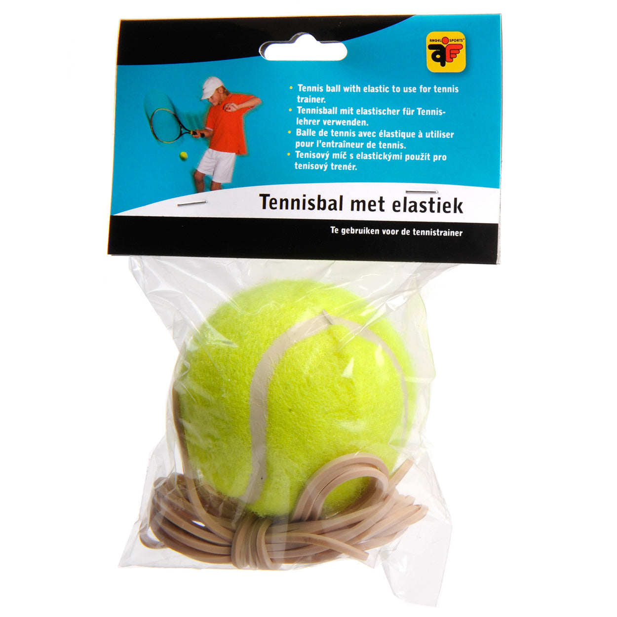 Engelhart tennisbal met elastiek