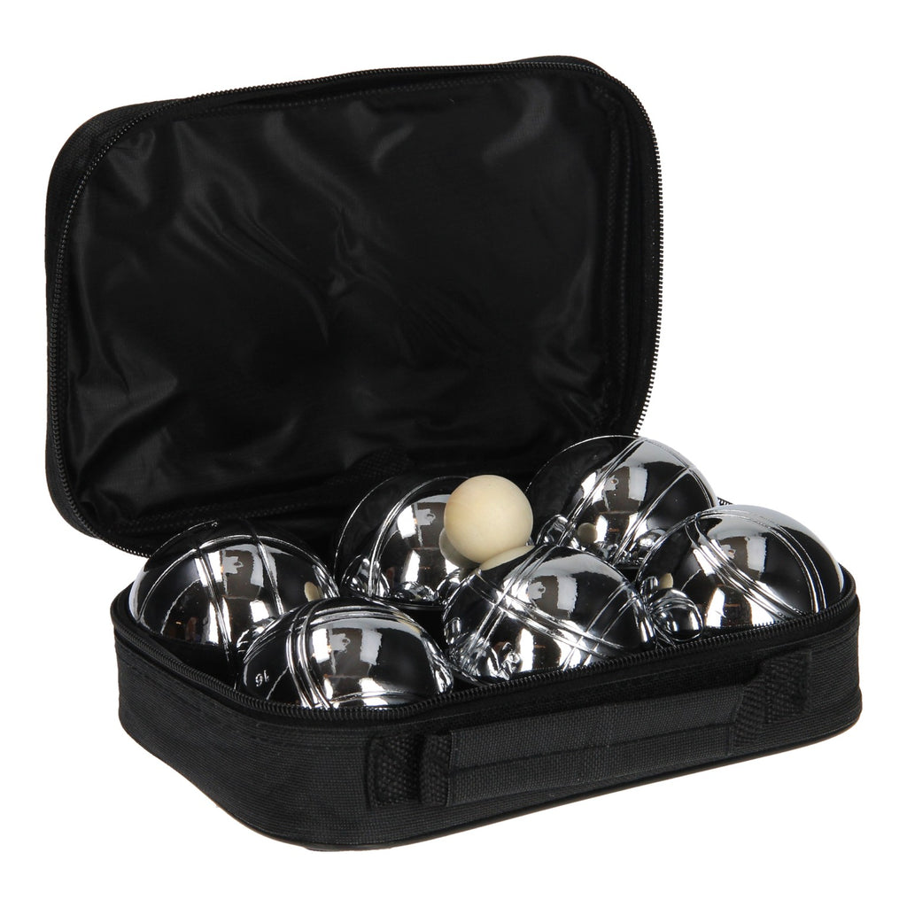 Engelhart jeu de boules 6 metalen ballen in tas