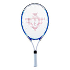 Tennisracket met hoes en 2 ballen - blauw