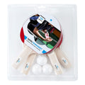 Engelhart tafeltennisset 4x 1-ster bat + 3 ballen