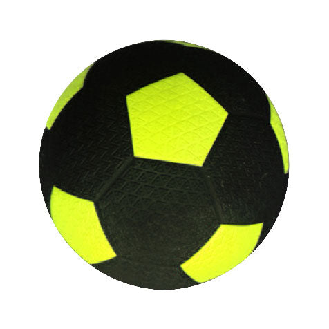 Engelhart straatvoetbal rubber geel