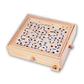 Engelhart houten labyrinth spel 32x28x9 cm van longfield games