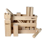 Kubb in houten kist