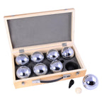 Engelhart jeu de boules 8 metalen ballen in kist