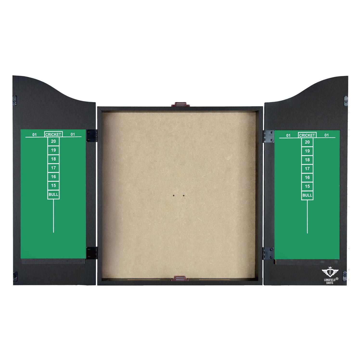 Engelhart houten cabinet met sisal dartbord incl. dartset