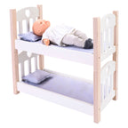 Longfield poppen stapelbed grijs wit