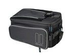 Basil Sport Design Trunkbag - Grijze fietsbagagedragertas, 7-15L, waterafstotend, voor reguliere fiets en e-bike