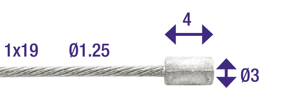 Elvedes gas binnenkabel 2m 6413