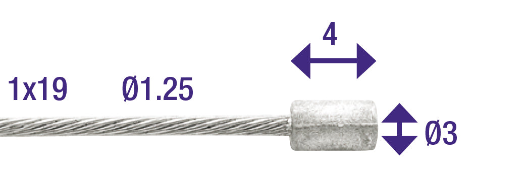 Elvedes gas binnenkabel 2m 6413