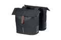 BASIL Tas city dubbel zwart | 28-32l