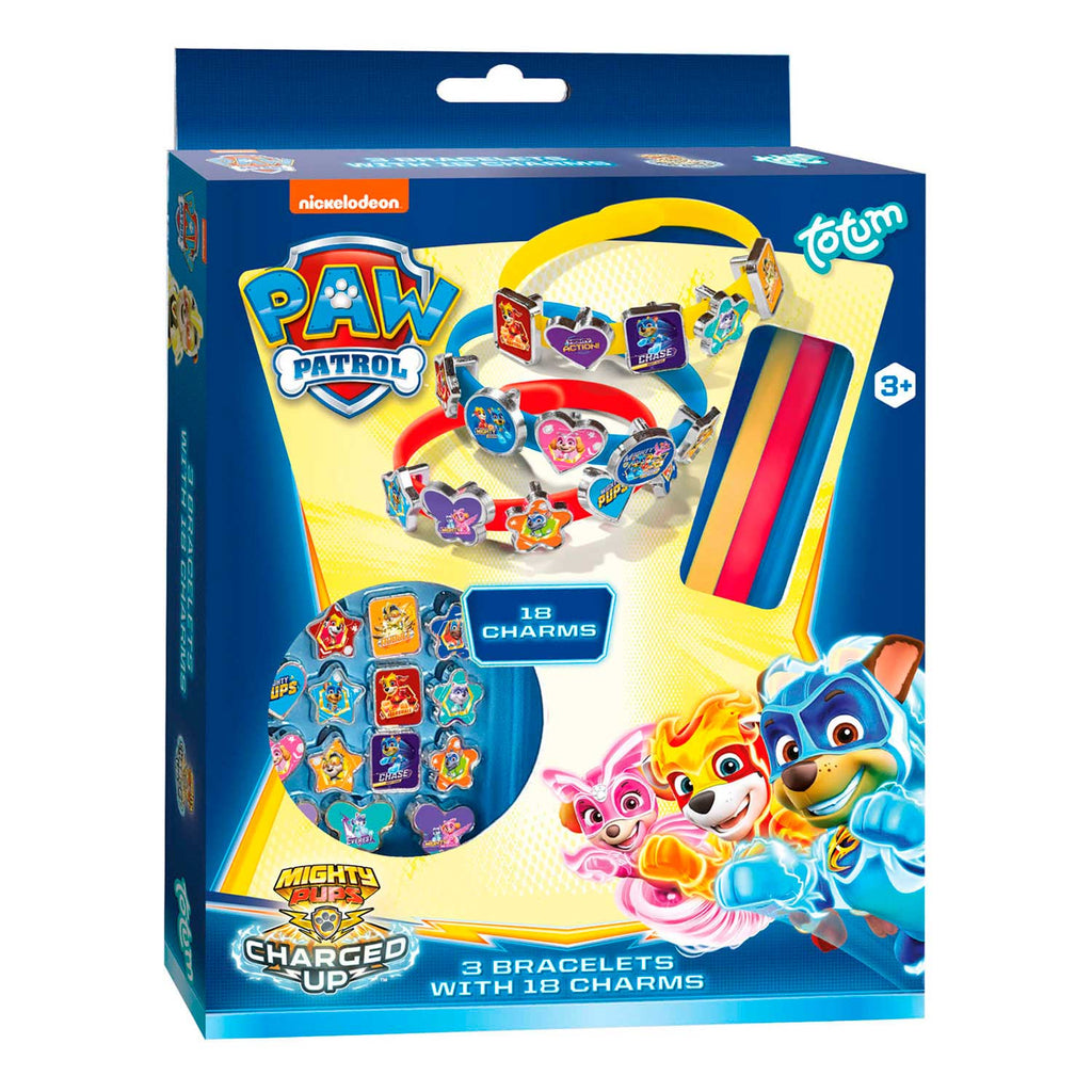 Totum paw patrol - armbandjes met bedels