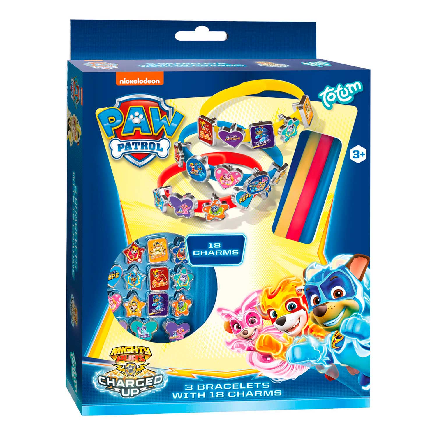 Totum paw patrol - armbandjes met bedels