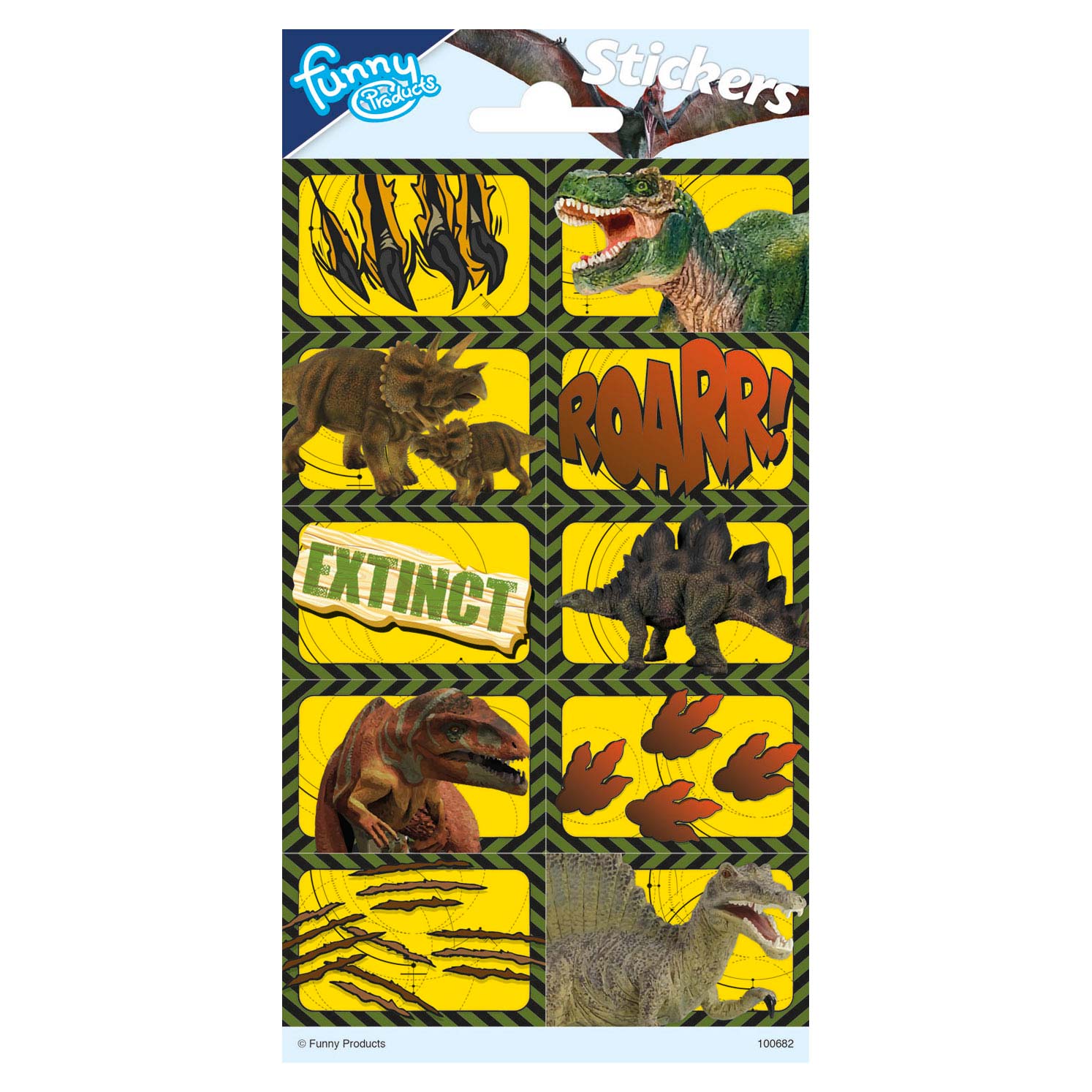 Creative craft group stickervel dino's