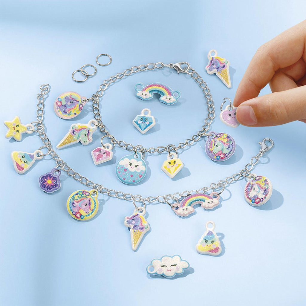 Totum eenhoorn - puffy bedelarmbandjes