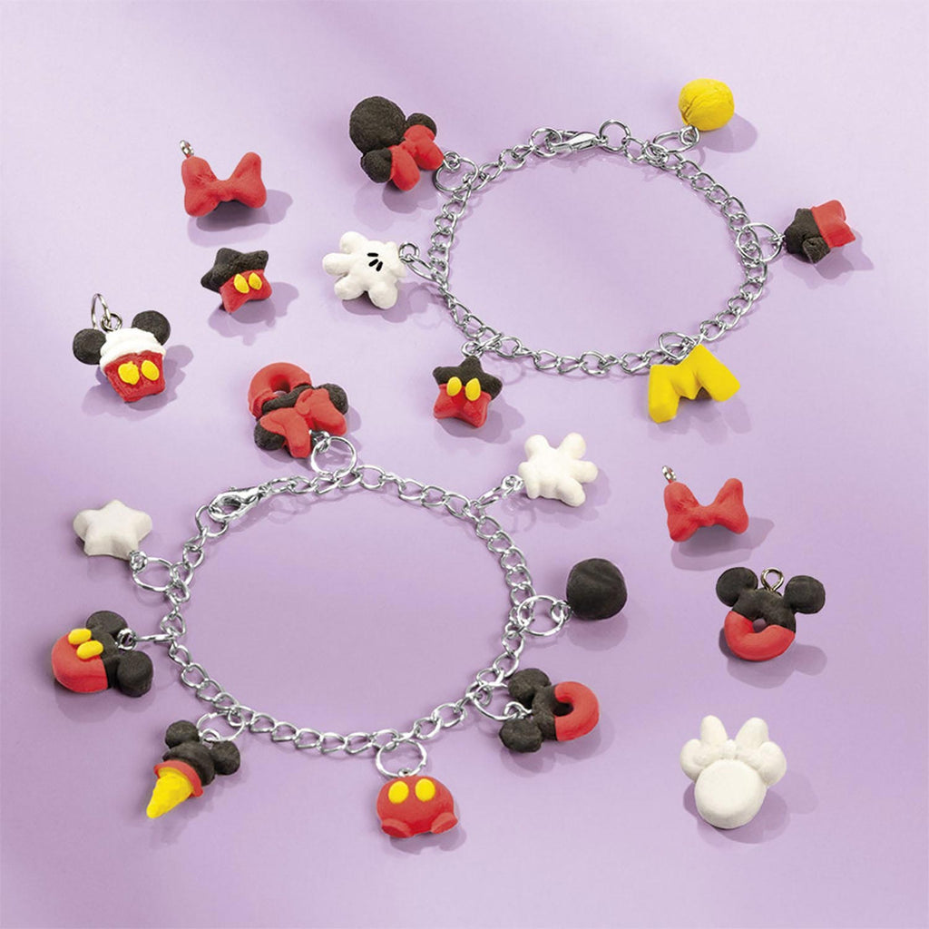 Intro totum disney mickey en minnie mouse bedelarmbandjes maken 2 stuks