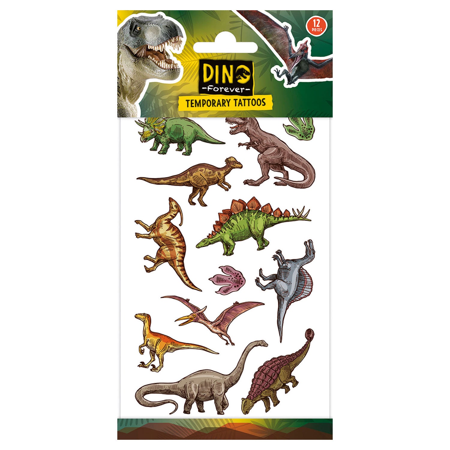 Globos tattoos dino's