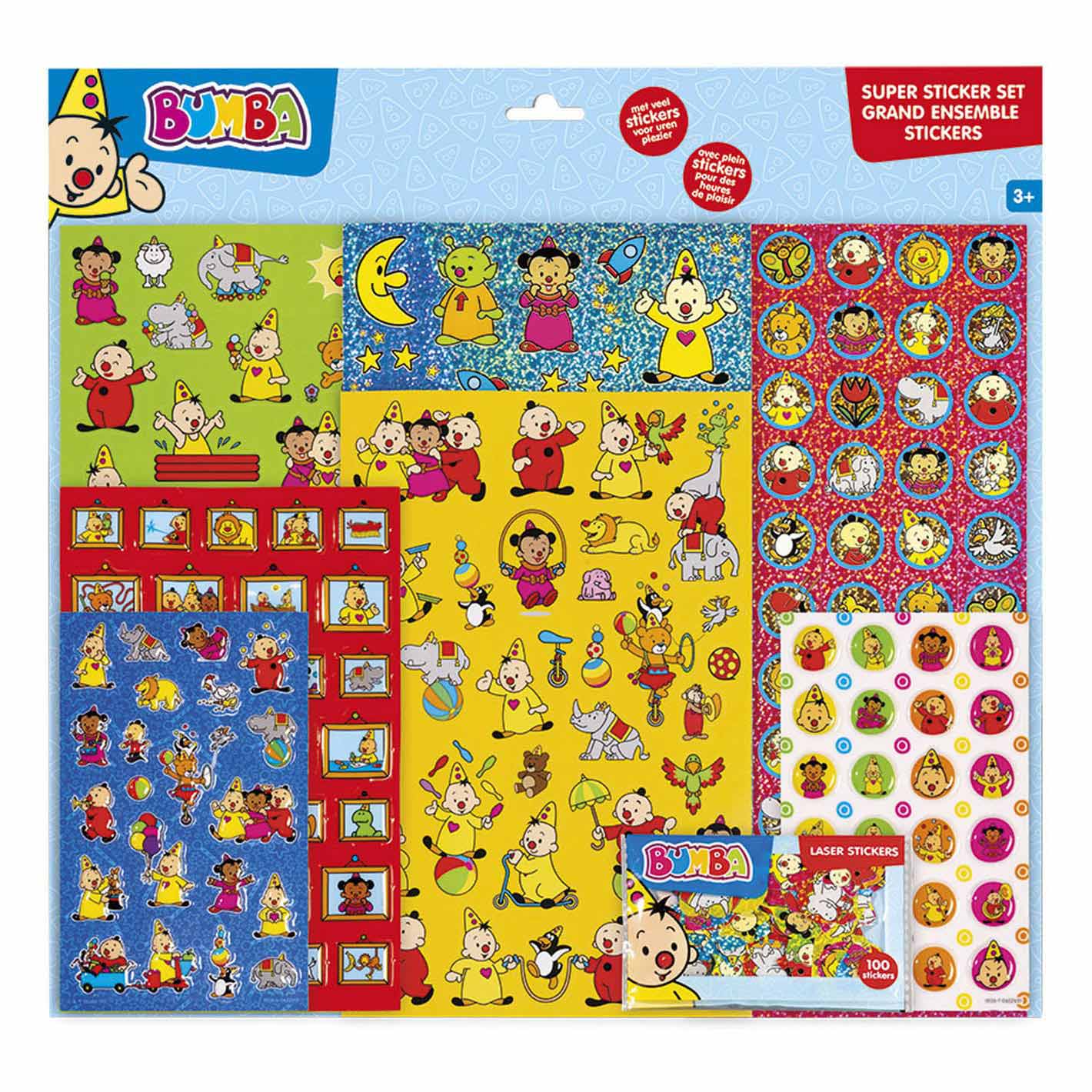 Bambolino toys super stickerset - bumba