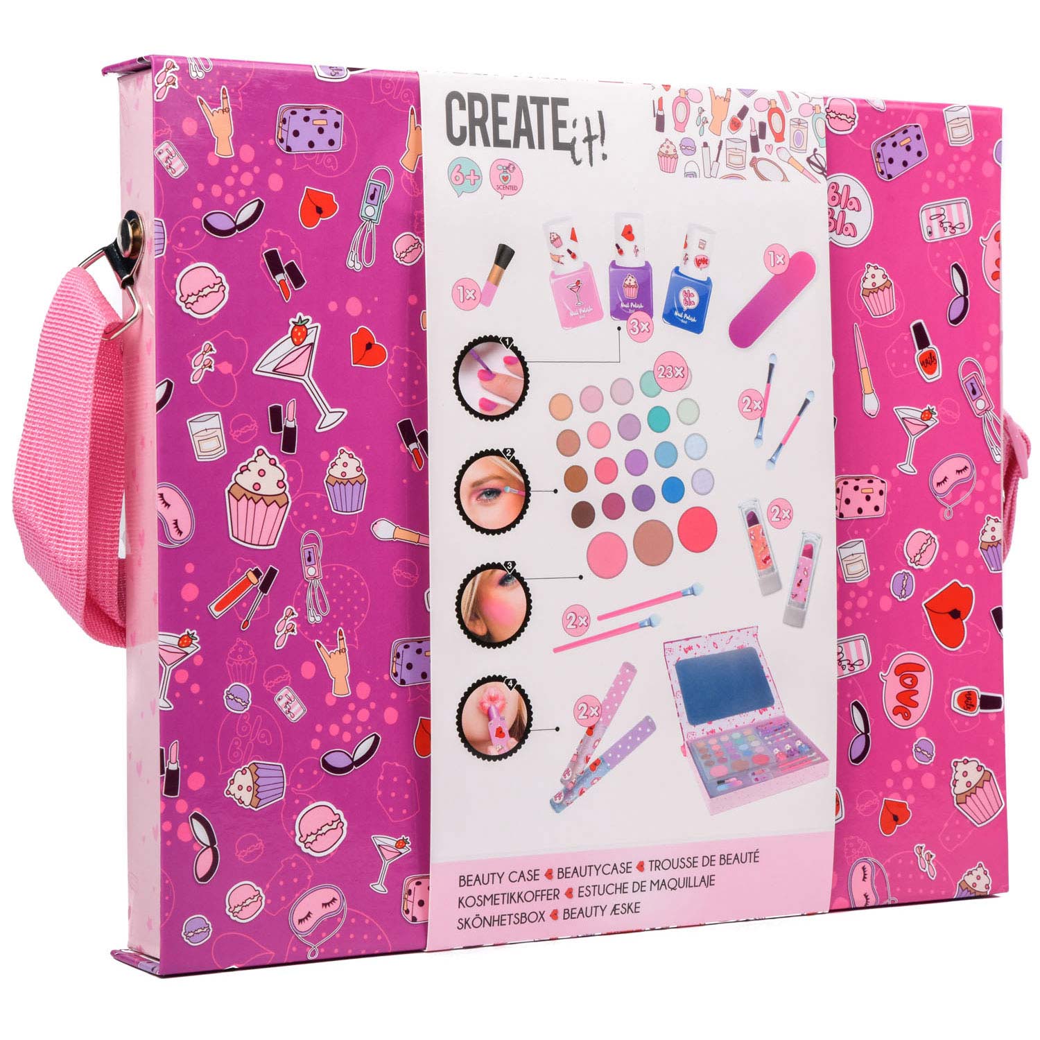 Create it beauty case 36 delig om makkelijk mee te nemen