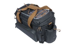 Basil Miles XL Pro bagagedragertas, zwart, polyester, waterdicht, 9-36L