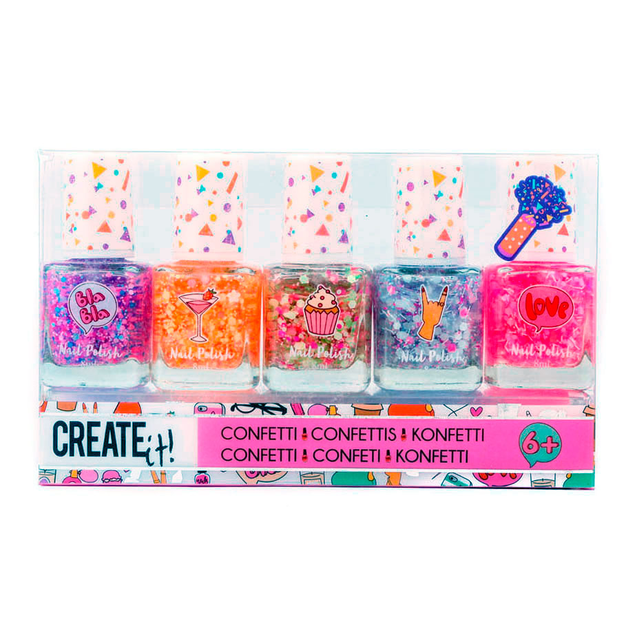 Create it! beauty confetti, 5st.