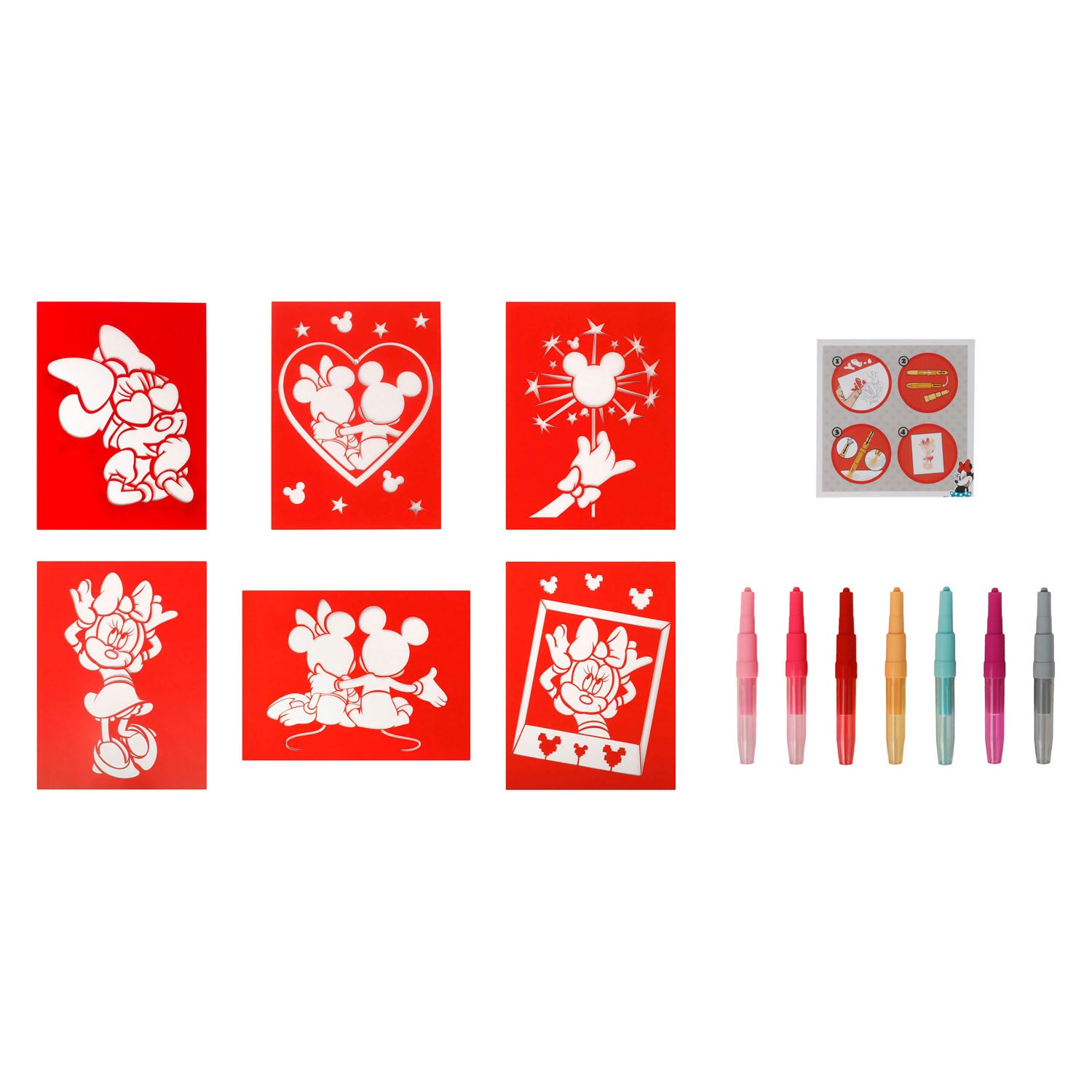 Canenco minnie mouse blaaspennen set