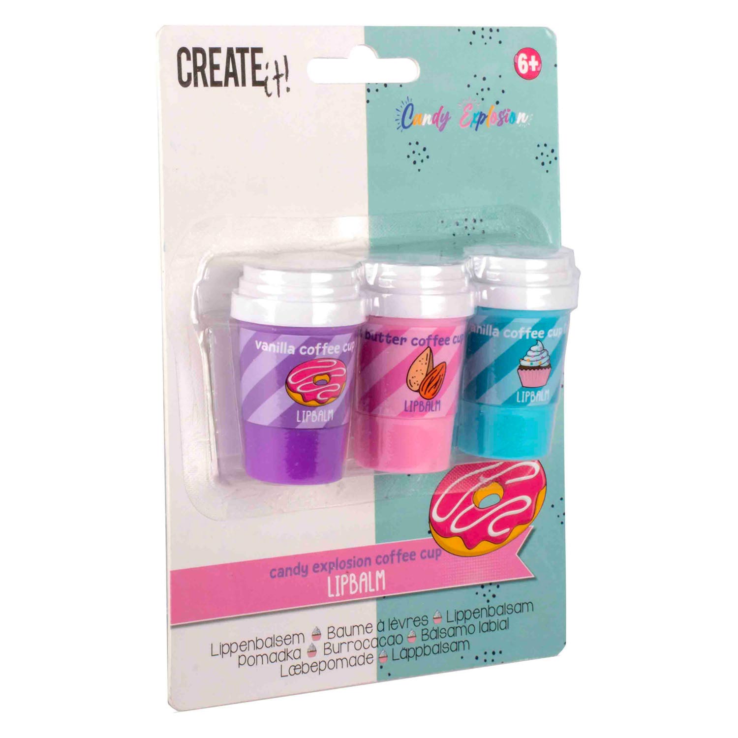 Create it! candy explosion lippenbalsem, 3st.