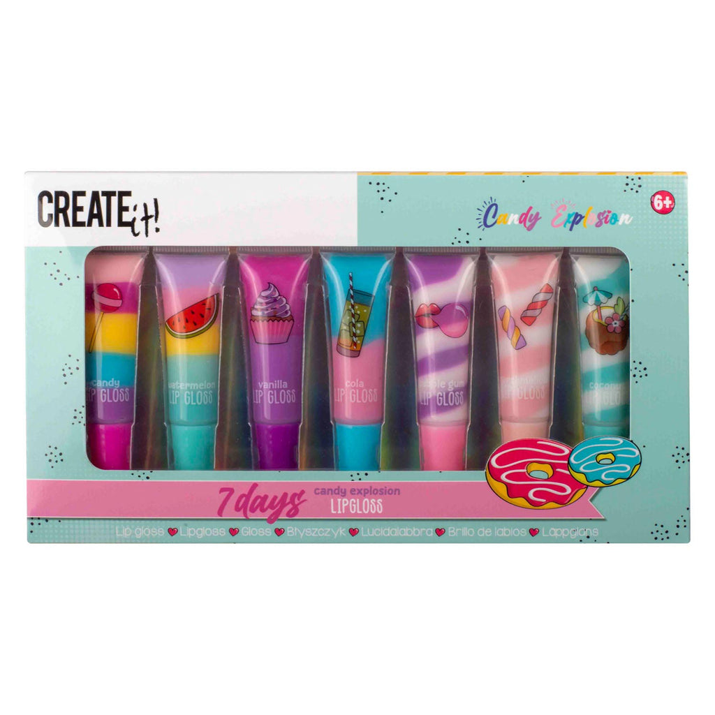 Create it! candy explosion lipgloss swirl