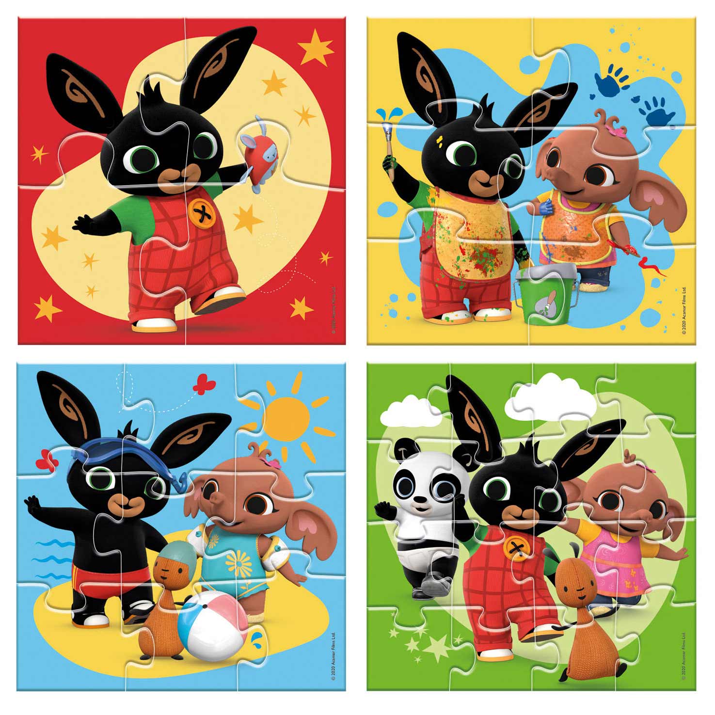 Bambolino bing puzzel, 4in1
