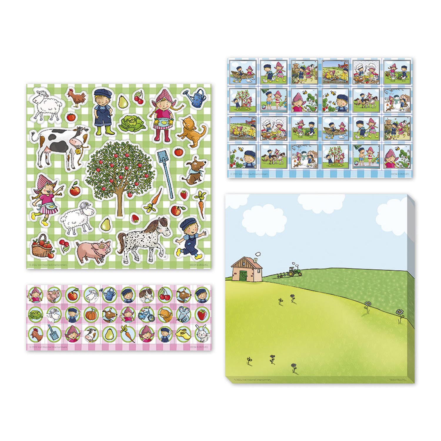 Bambolino fien teun stickerset