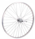 Achterwiel 28 sp. alu spaak 13 zilver basic vent remnaaf