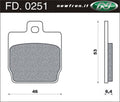 Newfren schijfremblok fd0251 aerox a