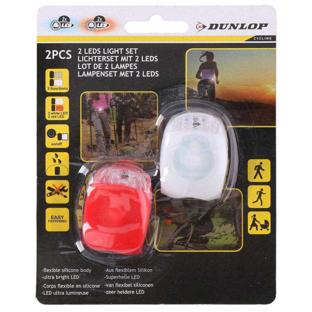 Dunlop fietslampenset led, 2st.