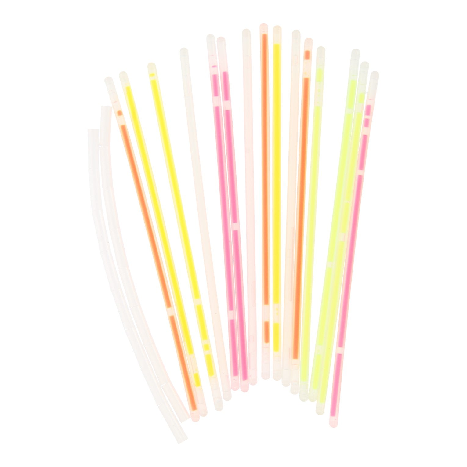 Glowsticks 15 stuks in koker 21,5cm