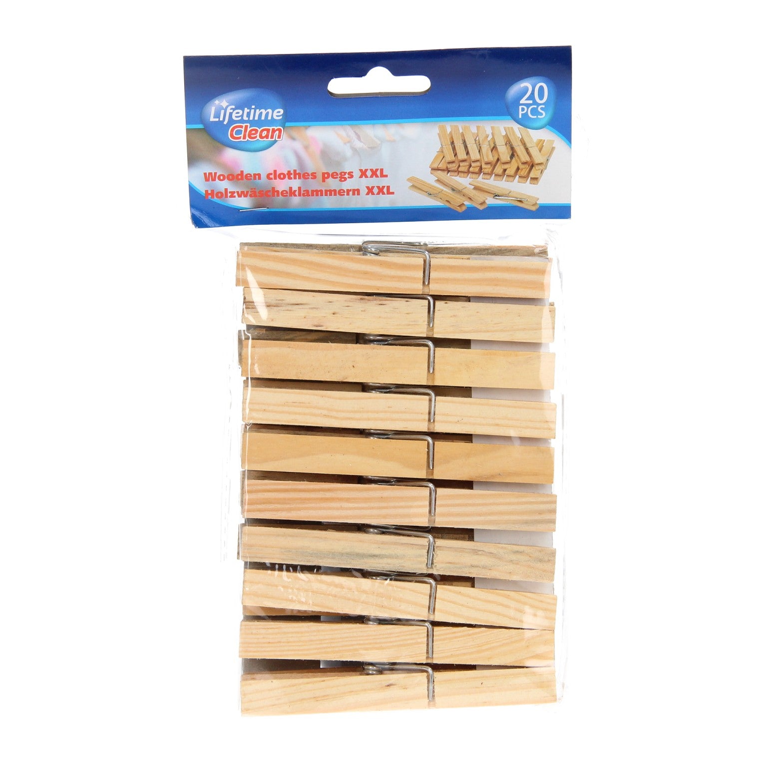 Lifetime clean wasknijpers xxl, 20st.