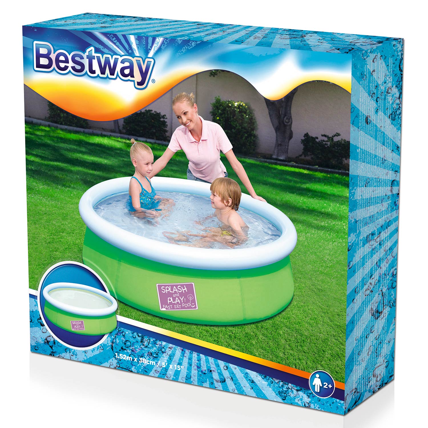 Bestway zwembad my first frame pool 152x38 cm