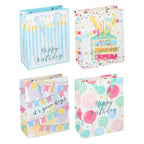 Cadeautas happy birthday glitter ballon 26x12x32cm